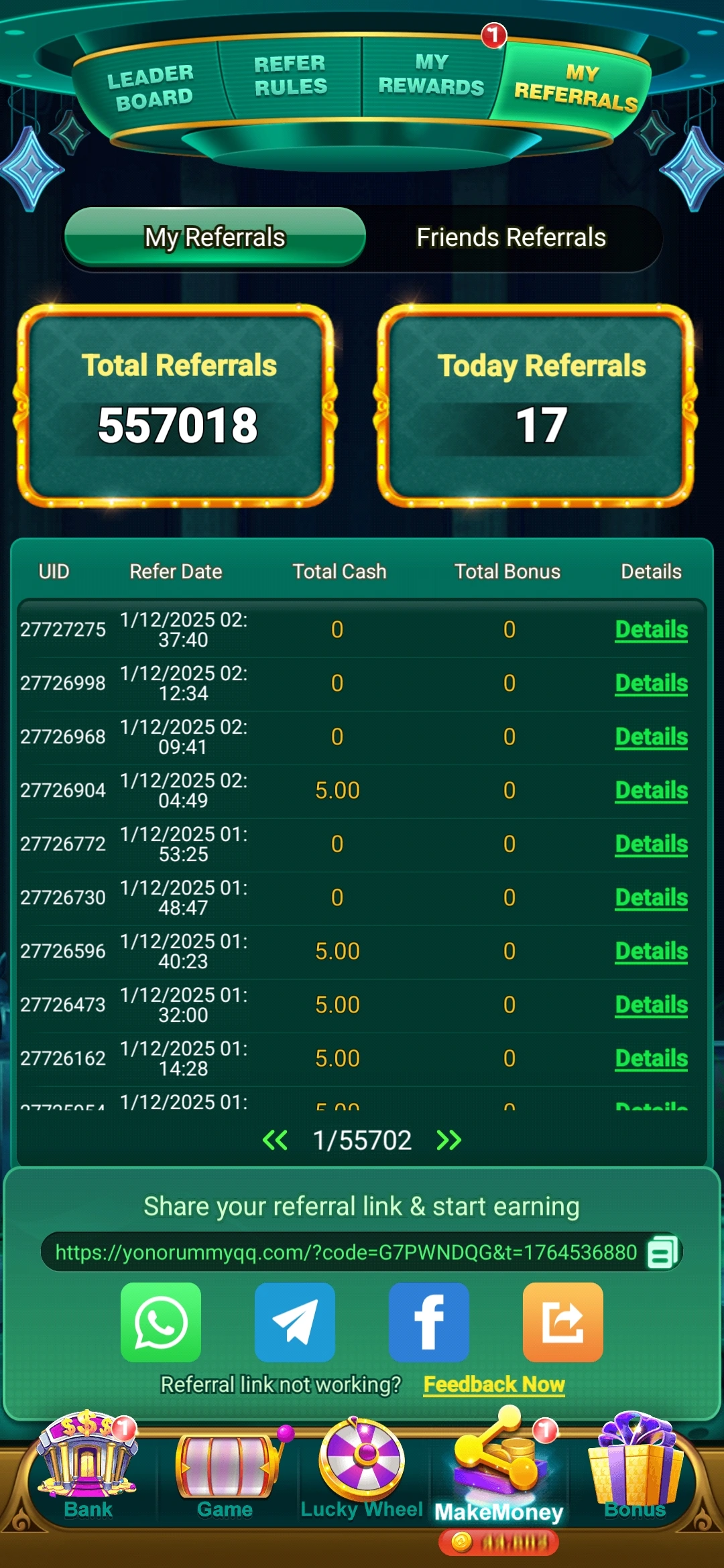Slots Winner missions and daily bonus screenshot